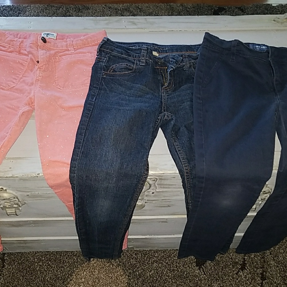 3 pairs girls pants